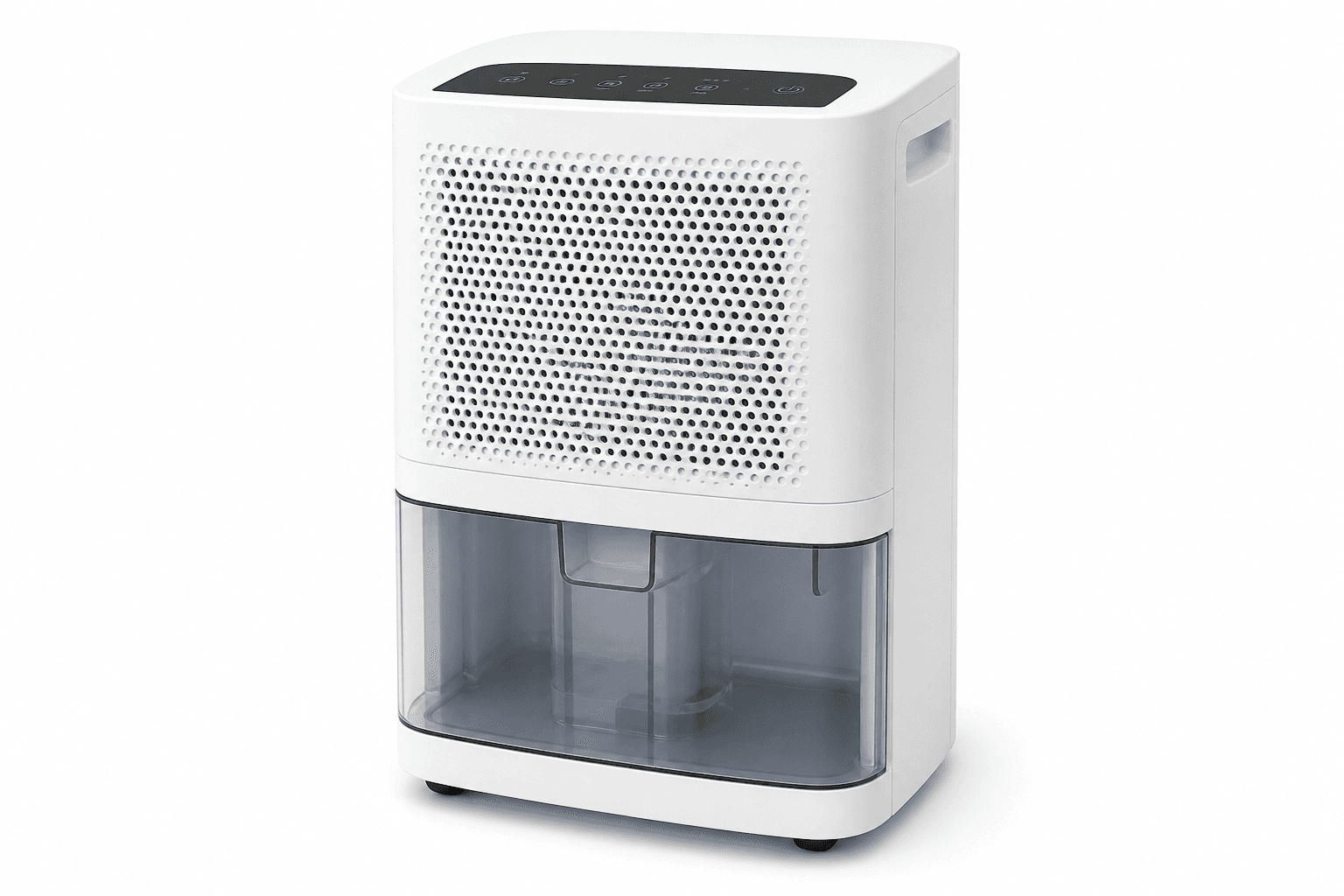White portable home dehumidifier