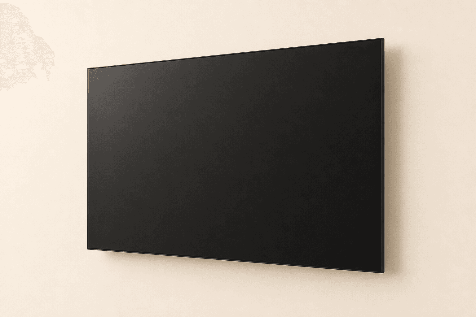 4K wall-mounted TV